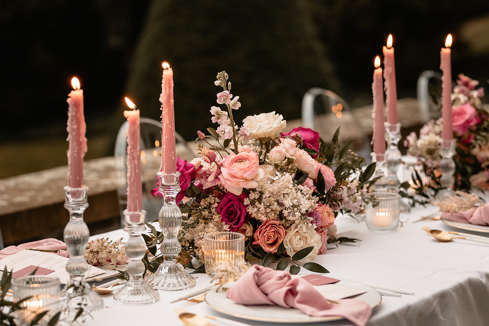 Hochzeit: Tischdeko Thalvie - Park Thalvie