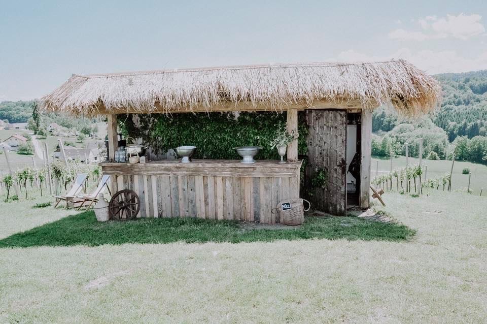 Hochzeit: Agapen Bereich am Weingut - Weingut Holler
