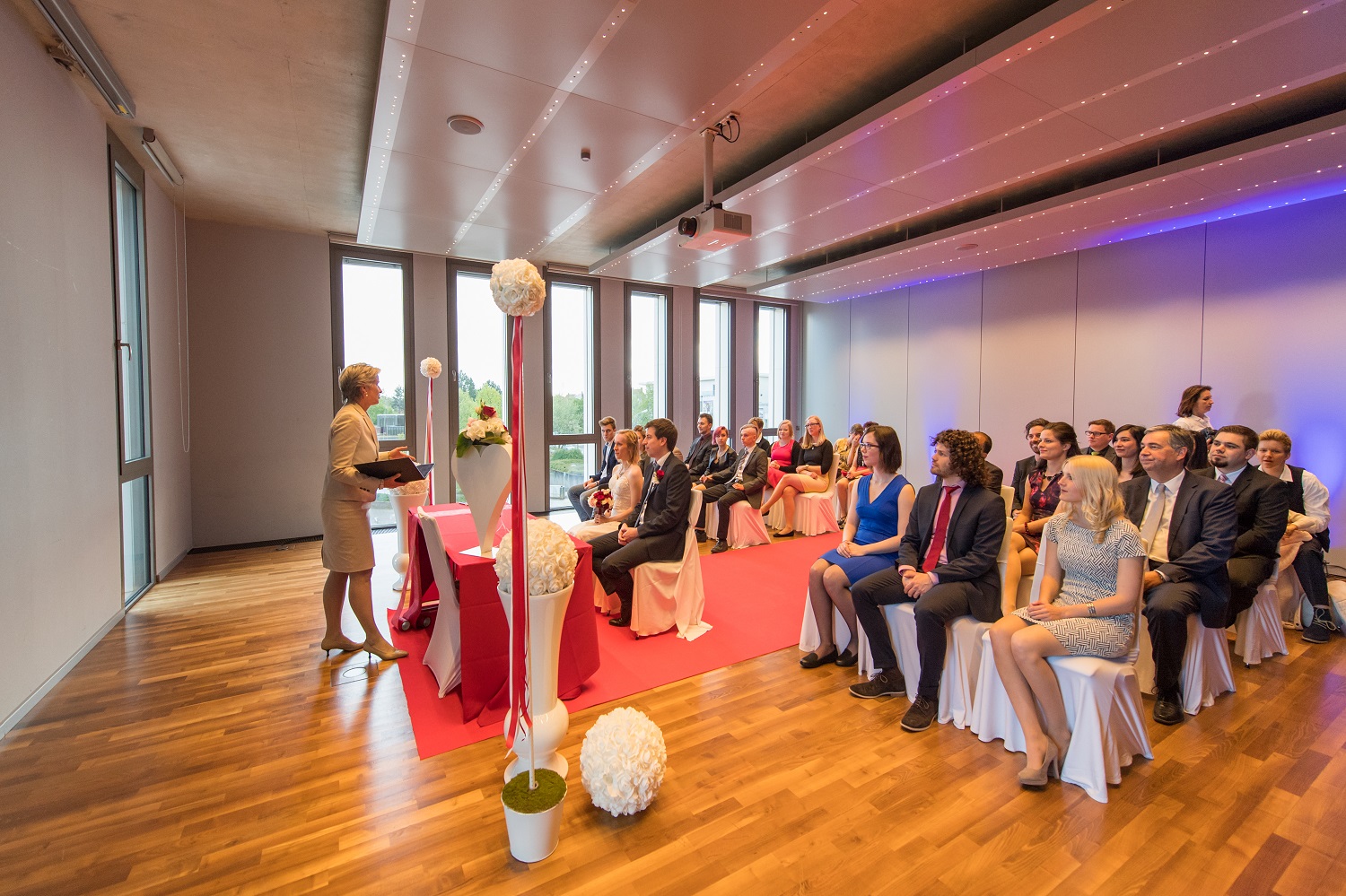Hochzeitslocation: Trauung im Veranstaltungsraum - DAS K - Kultur- und Kongresszentrum