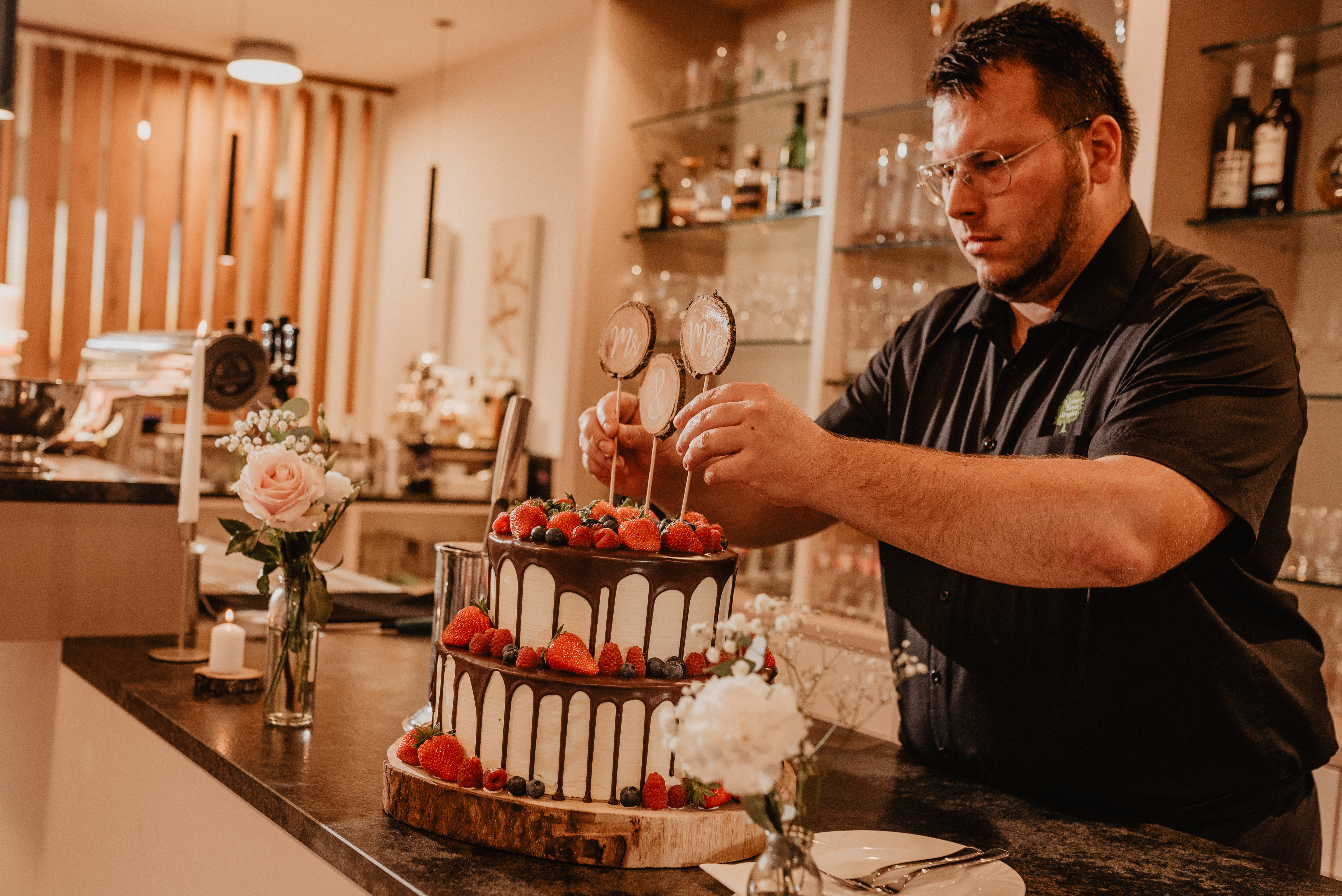 Hochzeitslocation: Der Hochzeitsberater bei der Arbeit.   - Der Grüne Baum