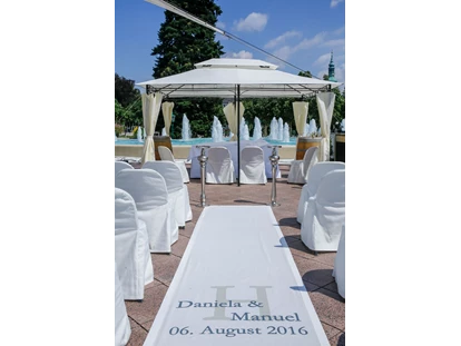 Wedding - Bad Sauerbrunn - Trauung auf der Terrasse  - Congress Center Baden im Casino Baden