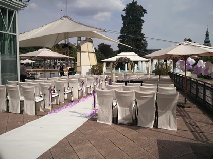 Wedding - Bad Sauerbrunn - Trauung auf der Terrasse  - Congress Center Baden im Casino Baden