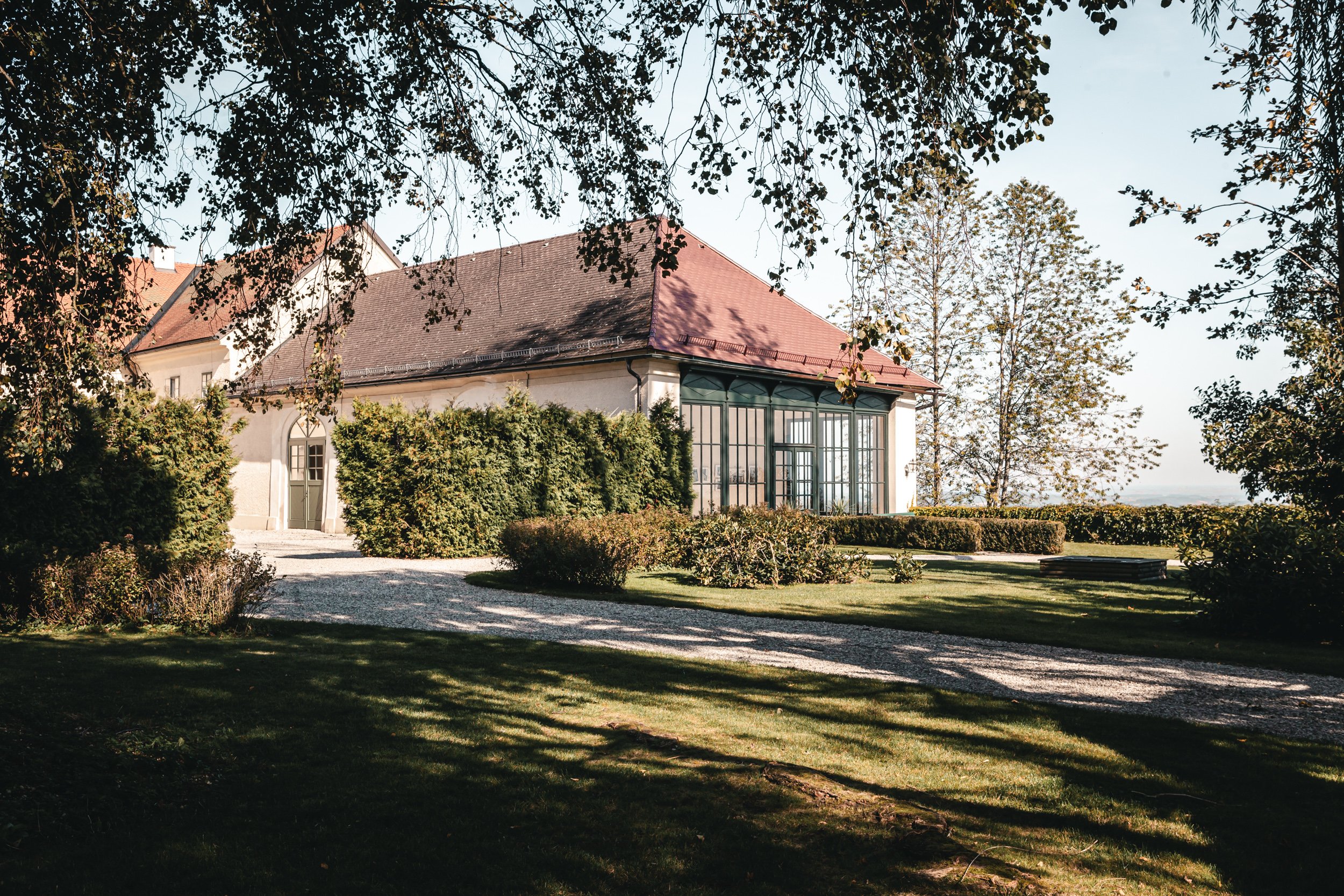 Hochzeitslocation: Heiraten und Feiern in der Orangerie, Wintergarten, Schloss Wolfsegg - Schloss Wolfsegg
