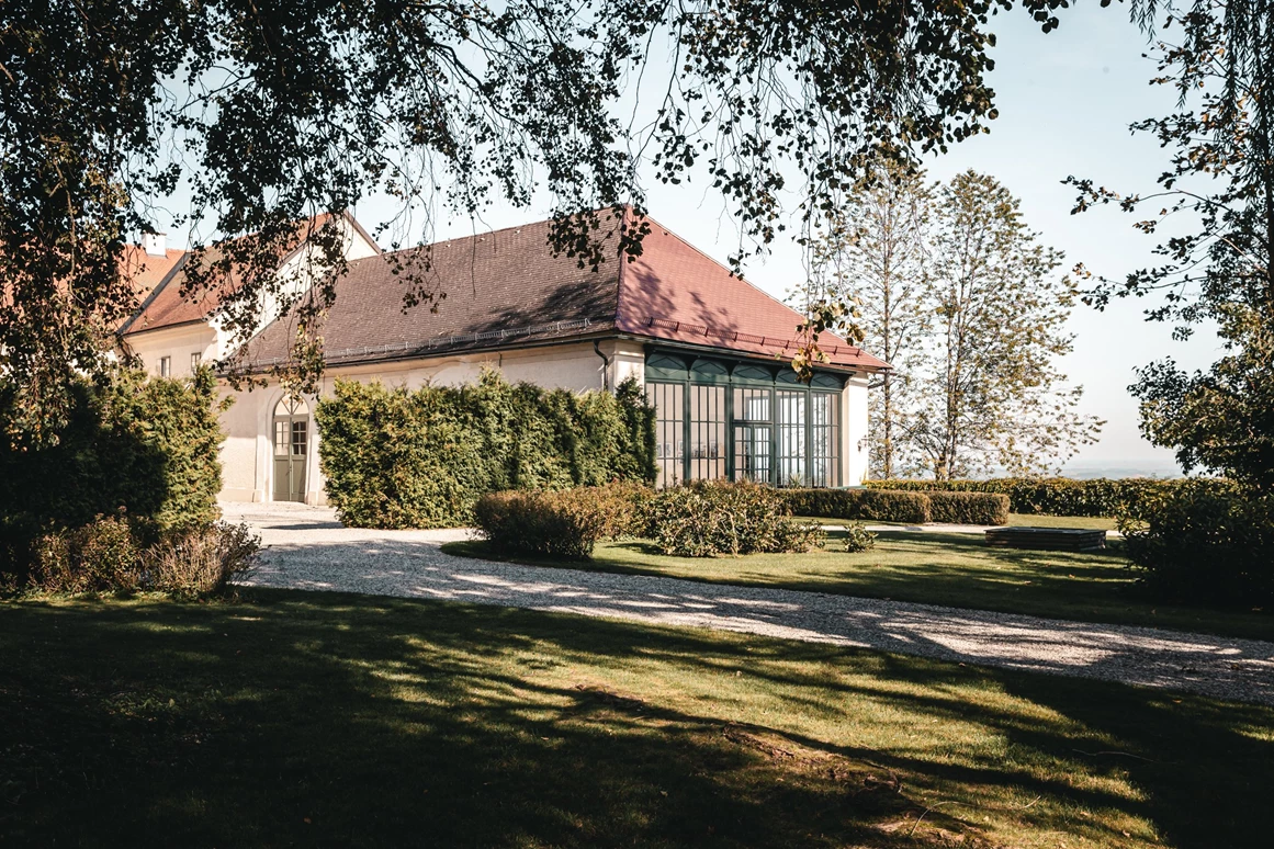 Hochzeit: Heiraten und Feiern in der Orangerie, Wintergarten, Schloss Wolfsegg - Schloss Wolfsegg