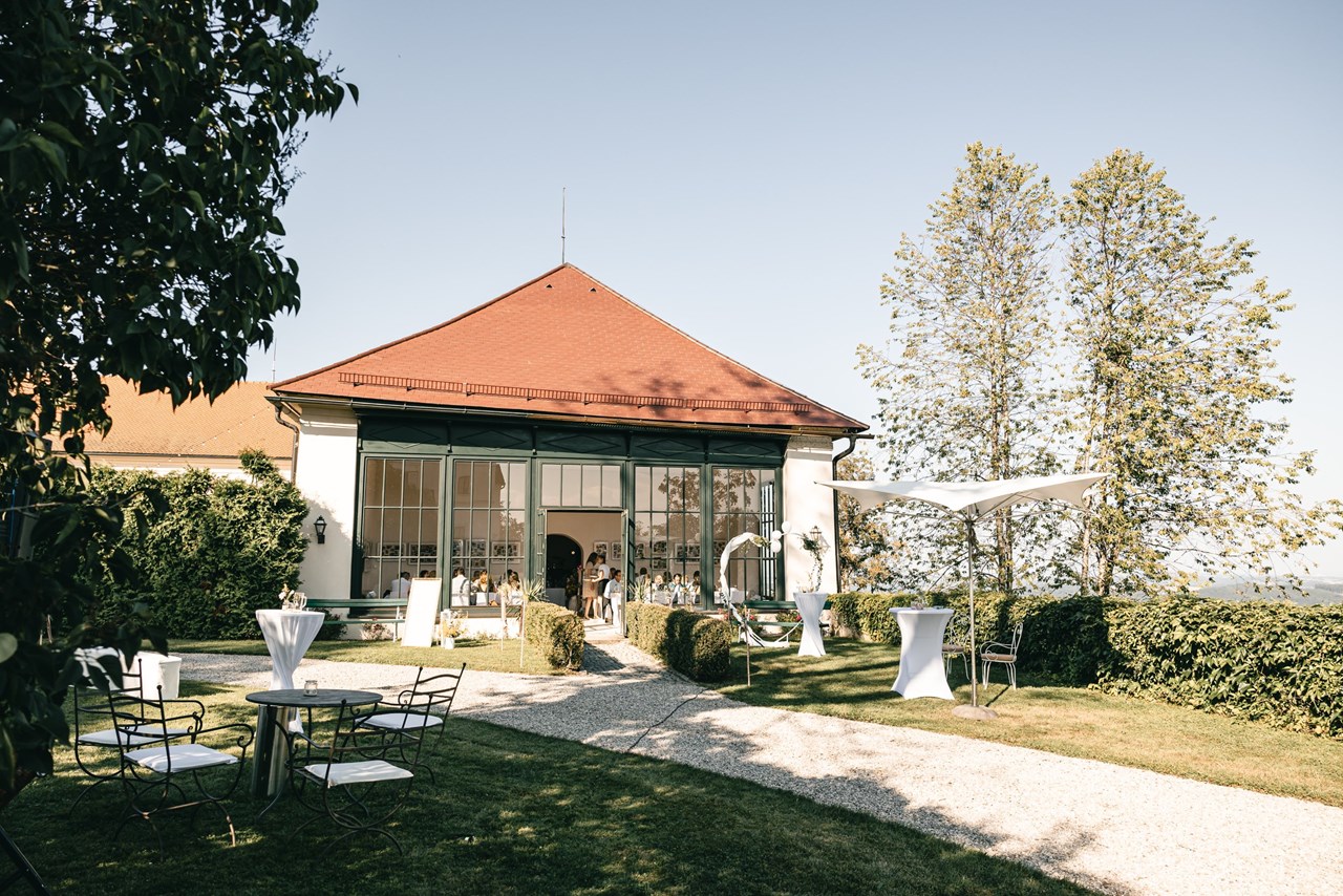 Schloss Wolfsegg Informatie over de balzalen De Oranjerie