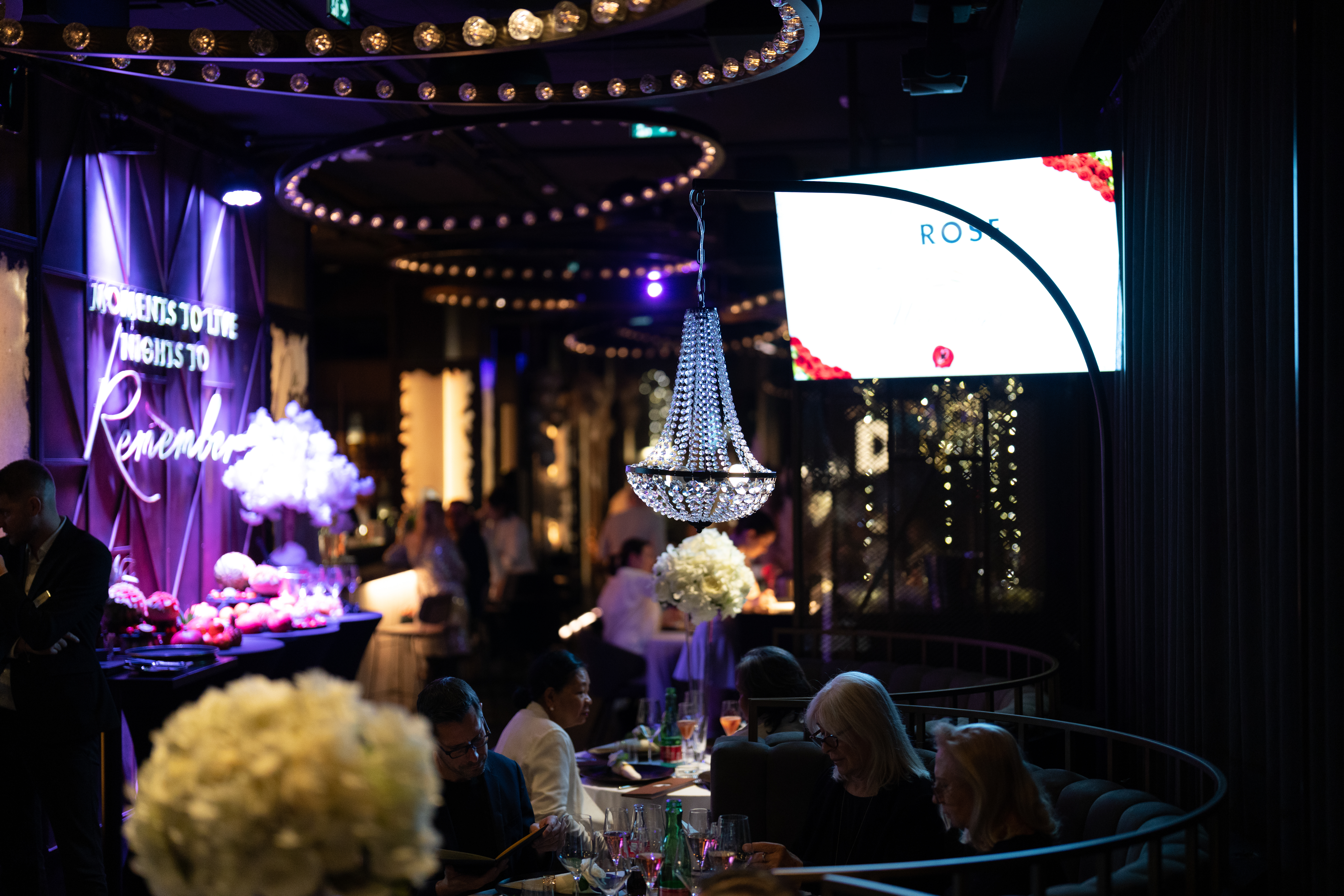 DaRose Vienna Angaben zu den Festsälen Das Restaurant