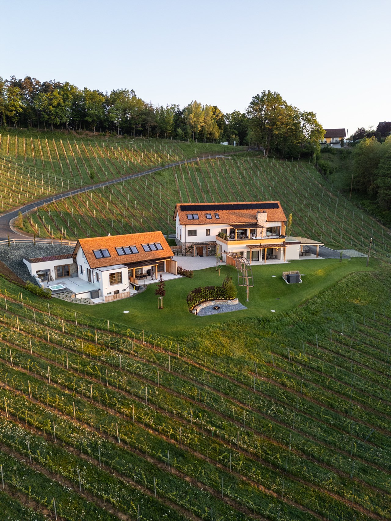 Domaine Sernau Informatie over de balzalen 2 droomchalets