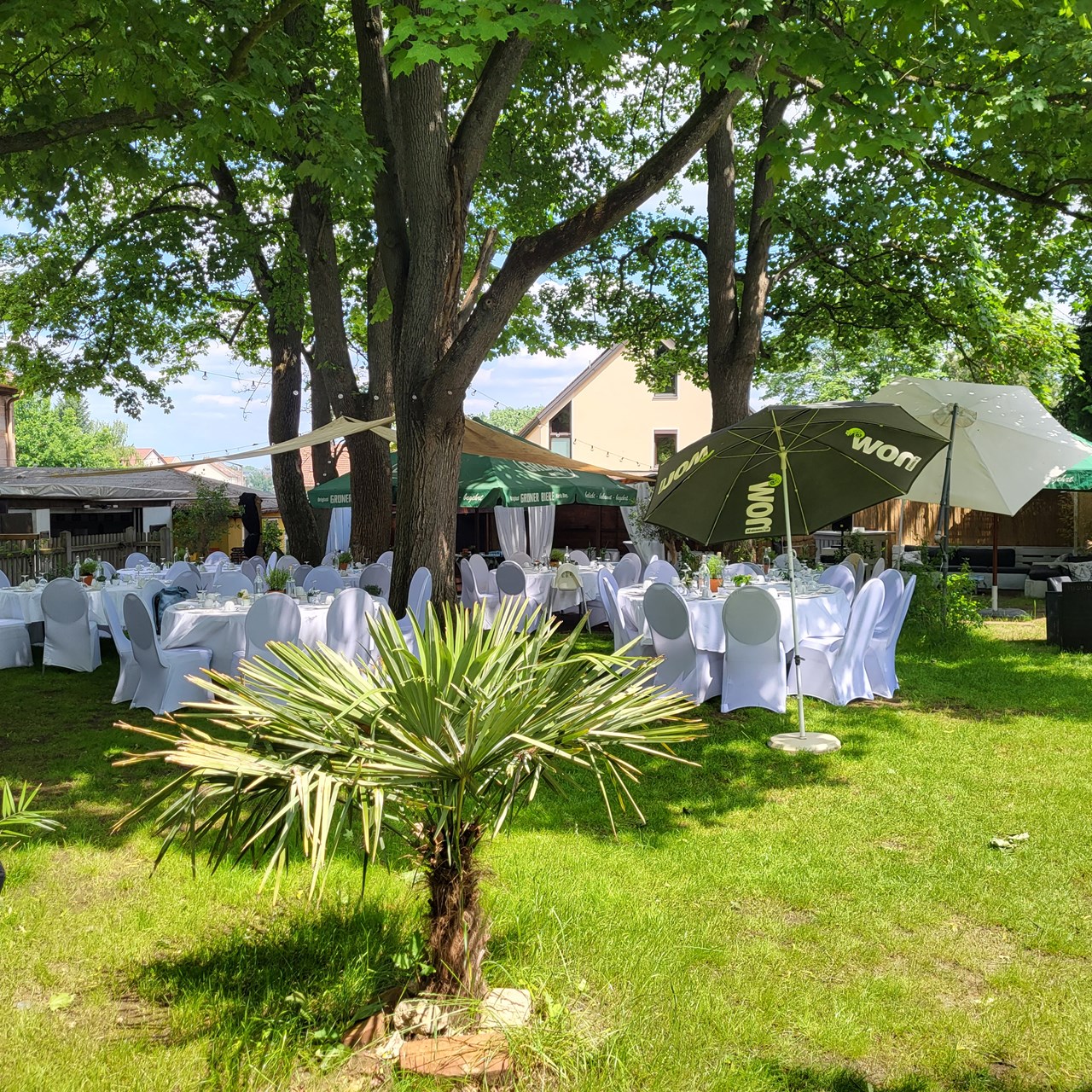 Altes Forsthaus Fürth  Information about the banquet halls Garden 