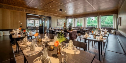 Mariage - Bodensee-Vorarlberg - Der große Festsaal vom Restaurant NEVO bietet Platz für bis zu 70 Hochzeitsgäste. - Restaurant NEVO / Hotel Johann