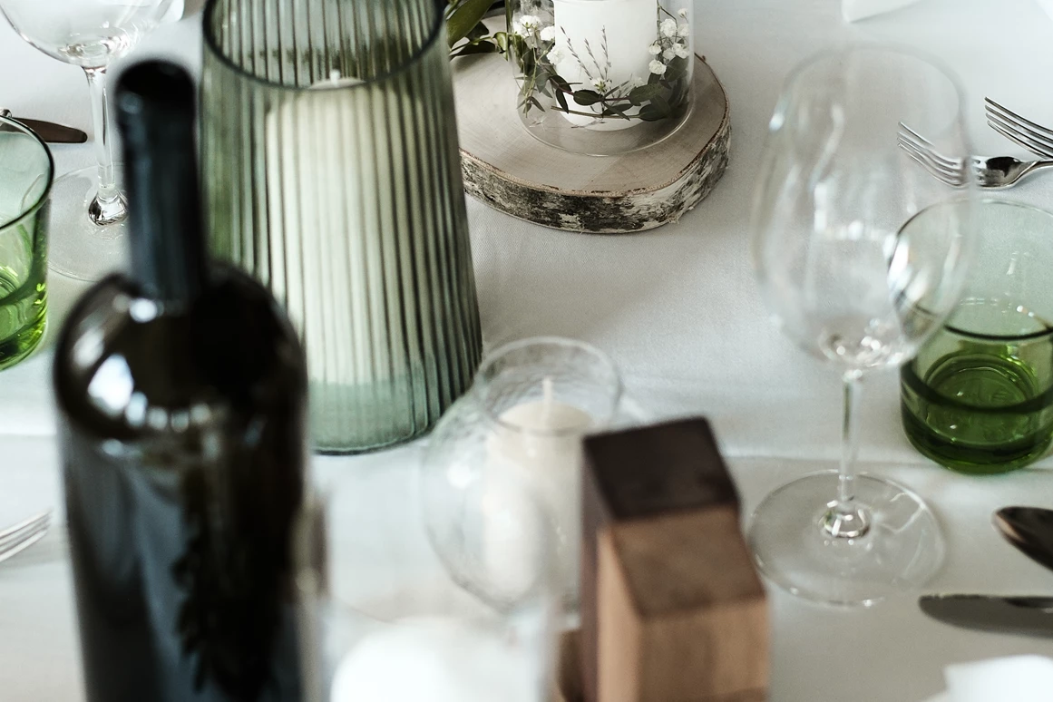 Hochzeitslocation: Gerne richten wir uns bei der Tischdeko ganz nach euren Wünschen. - BergBaur