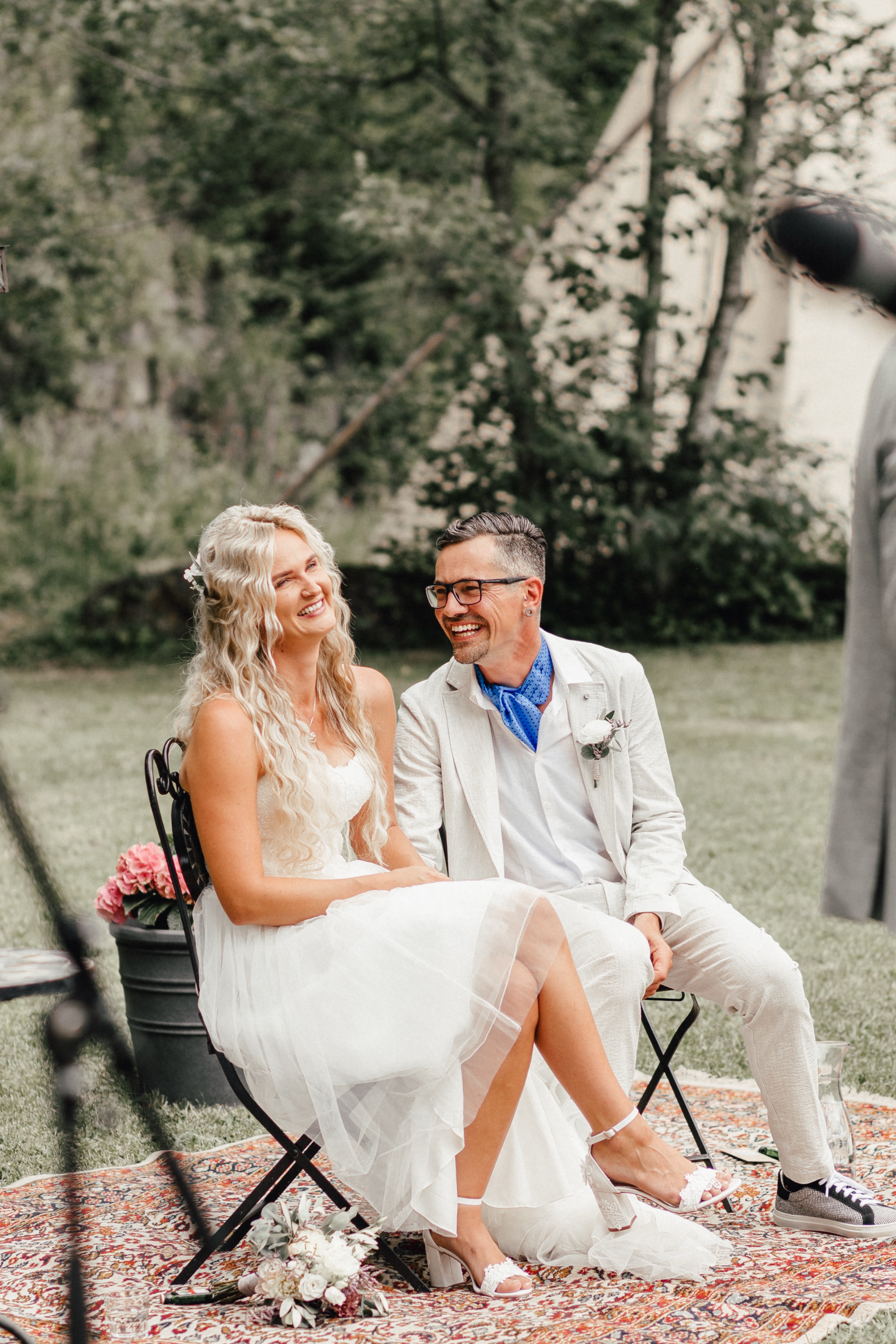 Hochzeit: 'H' an der Ach