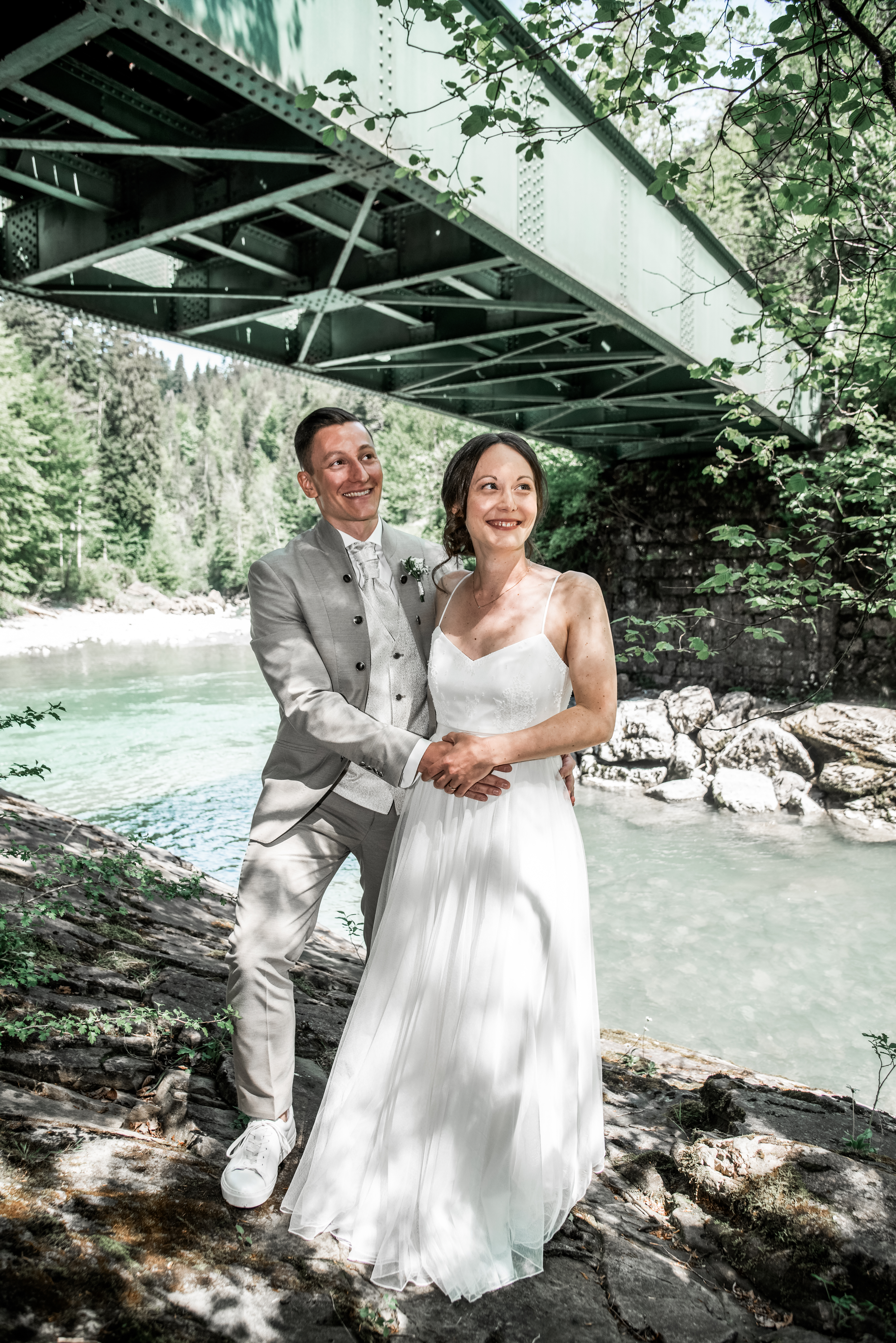 Hochzeit: 'H' an der Ach