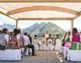 Hochzeit: mit Blick auf die Schladminger Tauern in die gemeinsame Zukunft starten - Schafalm Planai