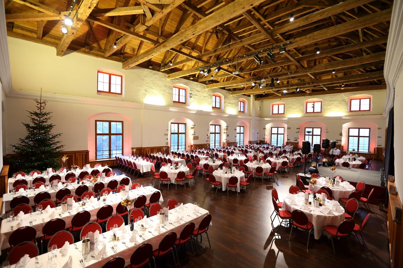 Schloss Steyregg Information about the banquet halls Knights' Hall