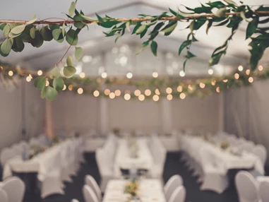 Hochzeit: Dekorierte Tische - Der Schönaicher Fürst