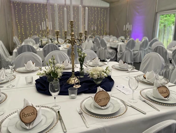 Hochzeit: Dekorierte Tische - Der Schönaicher Fürst