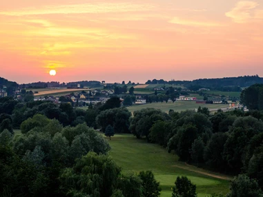 Hochzeit: Abendstimmung auf Schloss Ernegg in Niederösterreich. - Schloss Ernegg
