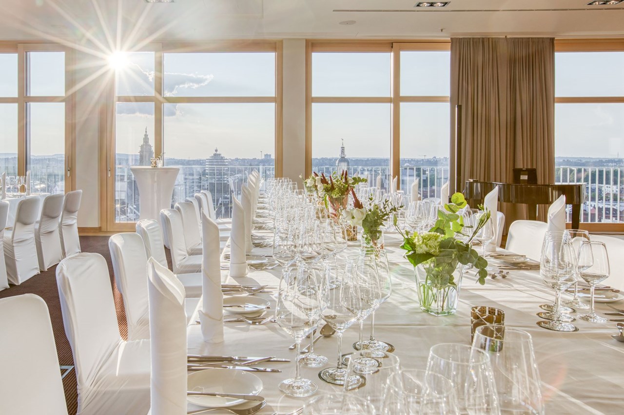 Parkhotel Heilbronn Informatie over de balzalen Panoramahal van Wartberg