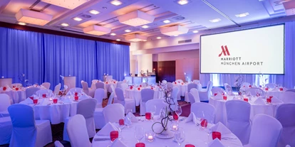 Matrimonio - Haag an der Amper - Der Festsaal des Munich Airport Marriott Hotel. - Munich Airport Marriott Hotel