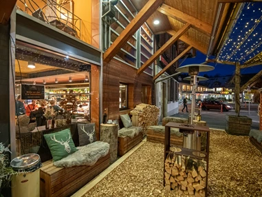 Hochzeitslocation: Unsere Terrasse im Winter - Das Scherzhaus