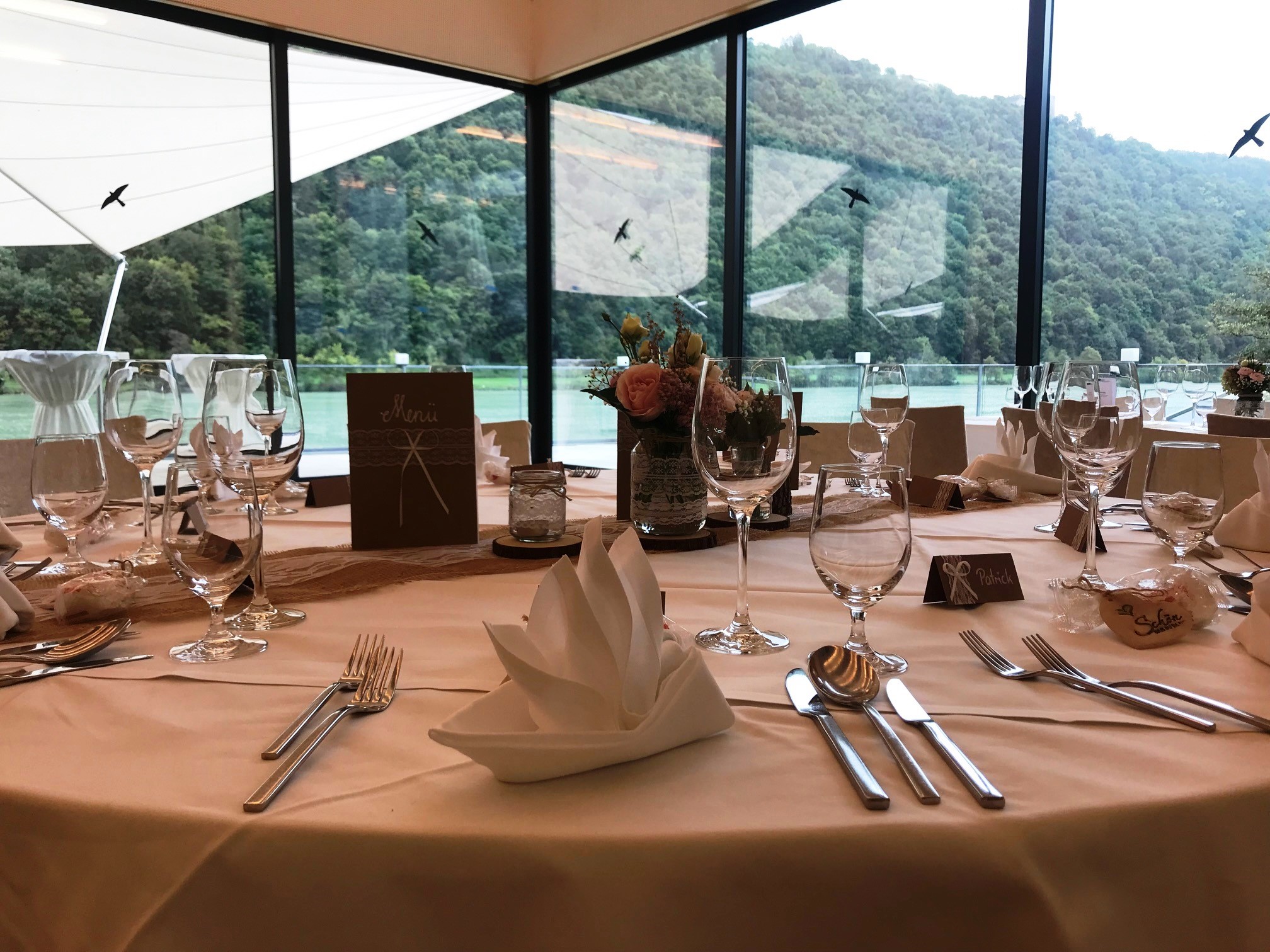 Hochzeitslocation: Saal Donau mit Ausblick - Hotel Wesenufer