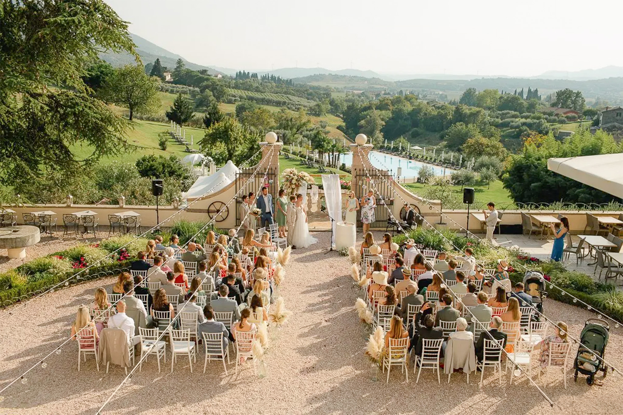 Hochzeit: Villa Cariola