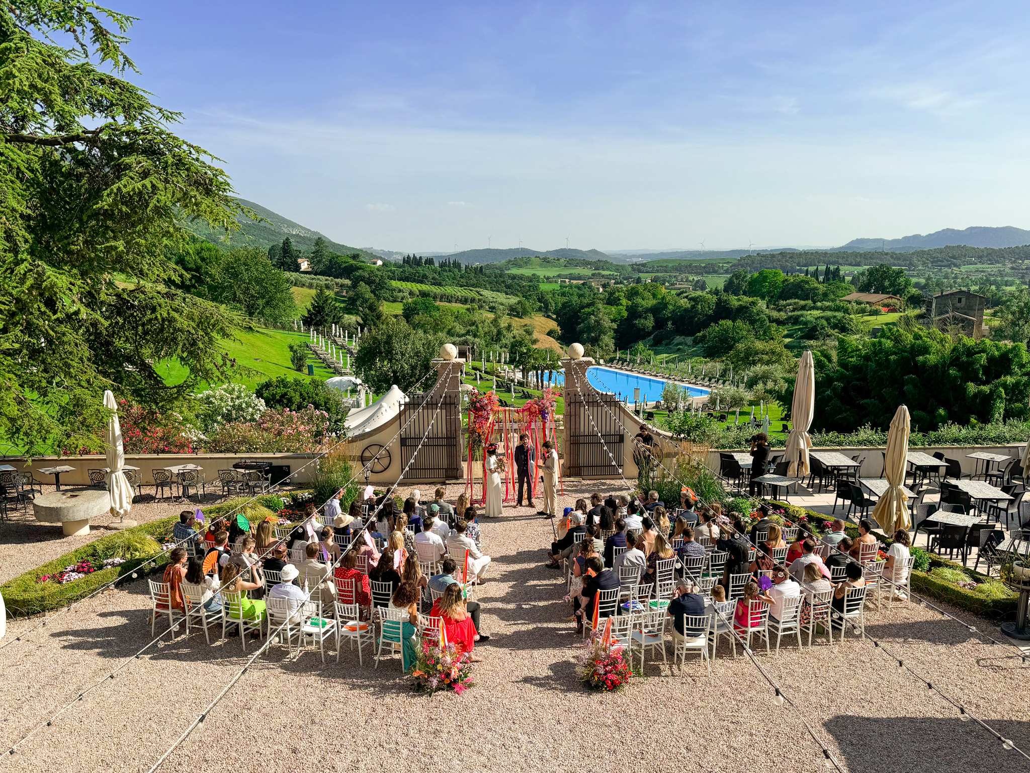 Hochzeit: Eine Gartenhochzeit in der Villa Cariola in Italien. - Villa Cariola