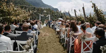 Hochzeit - Nals - Freie Trauung in den Weinbergen - Weingut Schloss Rametz