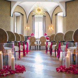 Hochzeit: Romantik pur bei den Trauungszeremonien im Schlosshotel Velden. - Falkensteiner Schlosshotel Velden