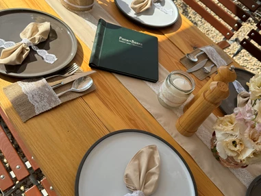 Hochzeit: Fisch Borke