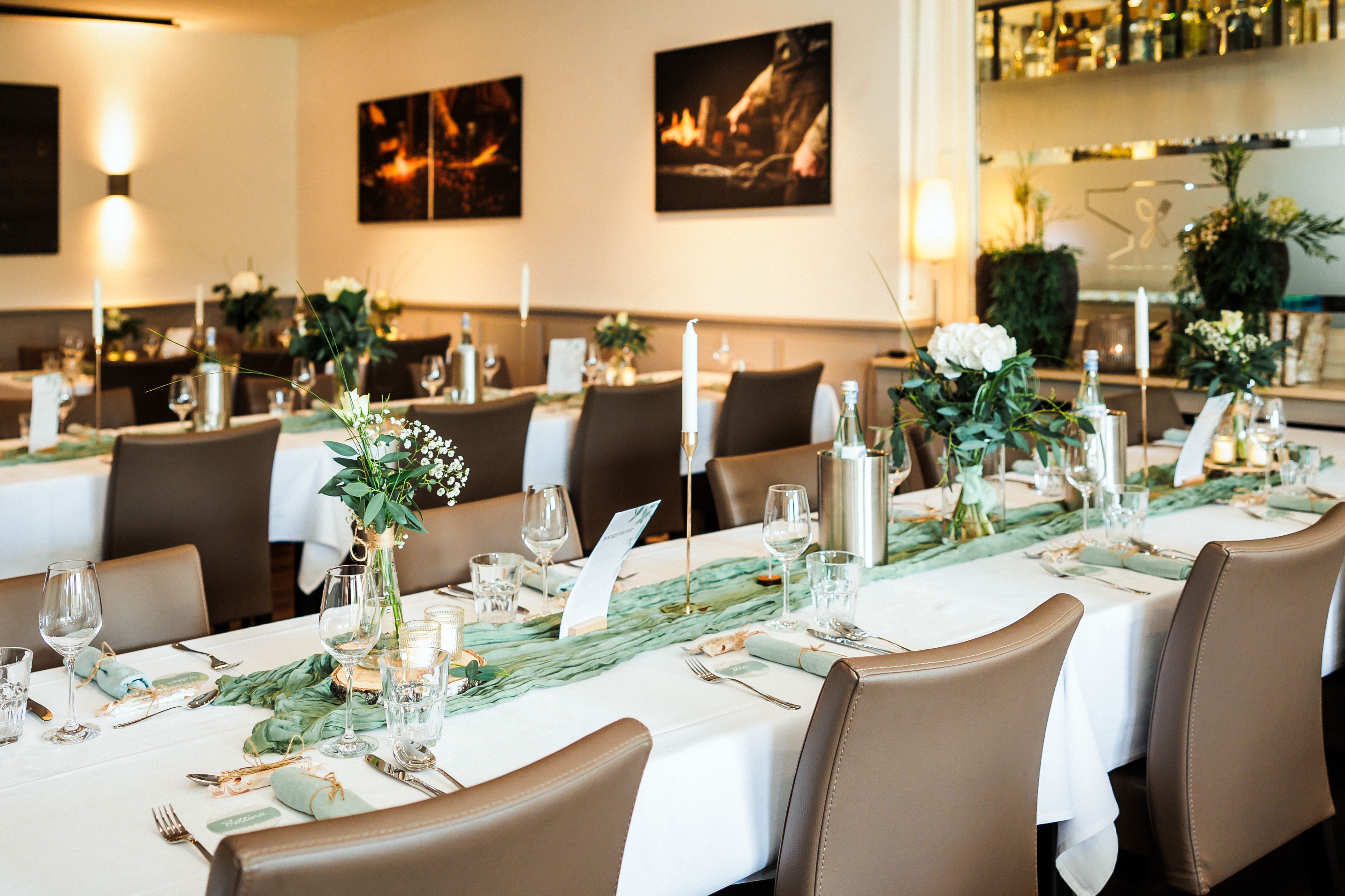 Hochzeit - Emsland, Mittelweser ... - Der Festaal der Haskenhoff's Schmiede. - Haskenhoff's Schmiede