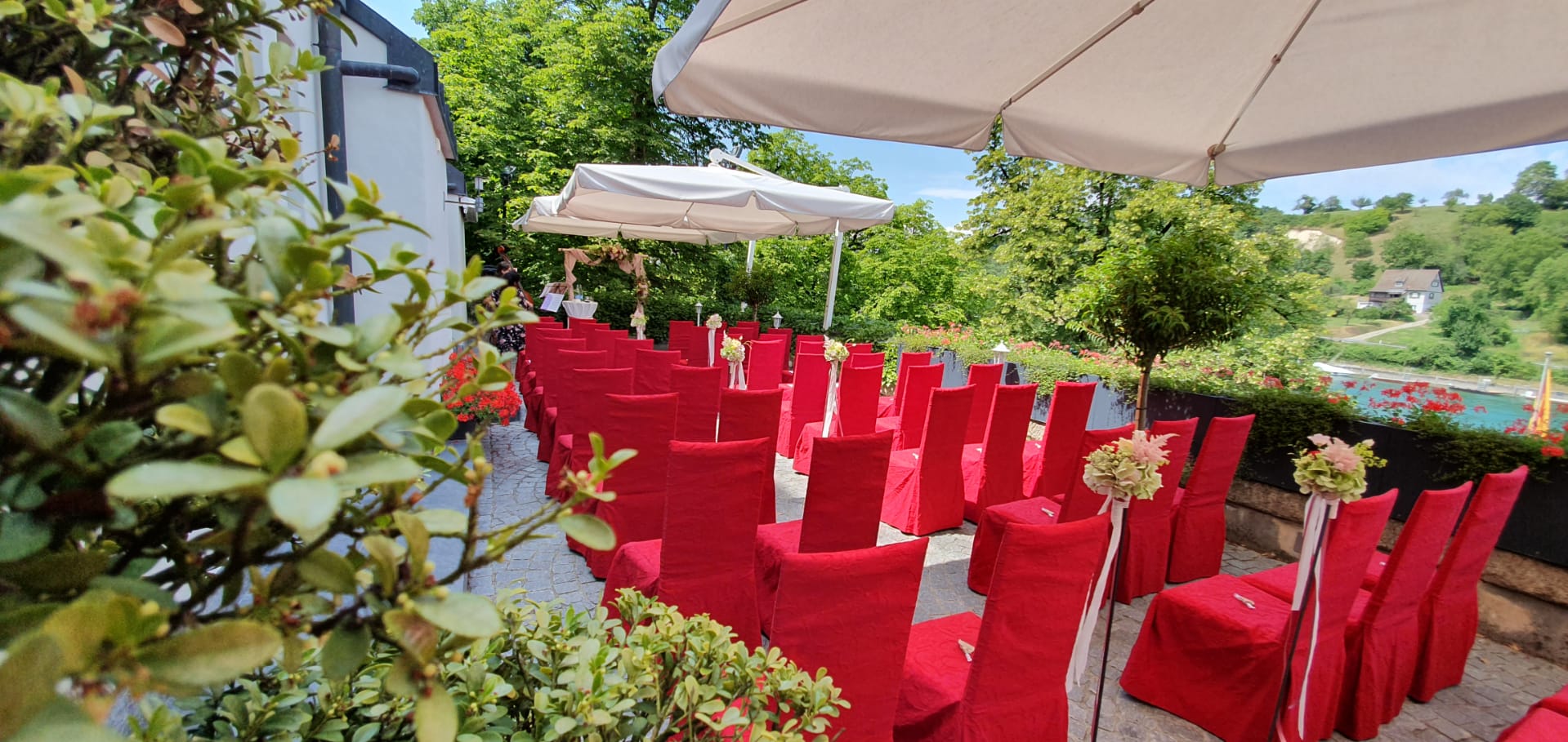 Bruiloft - Trauung im Freien - Thurgau - Freie Trauung auf der Terrasse - Unterhof