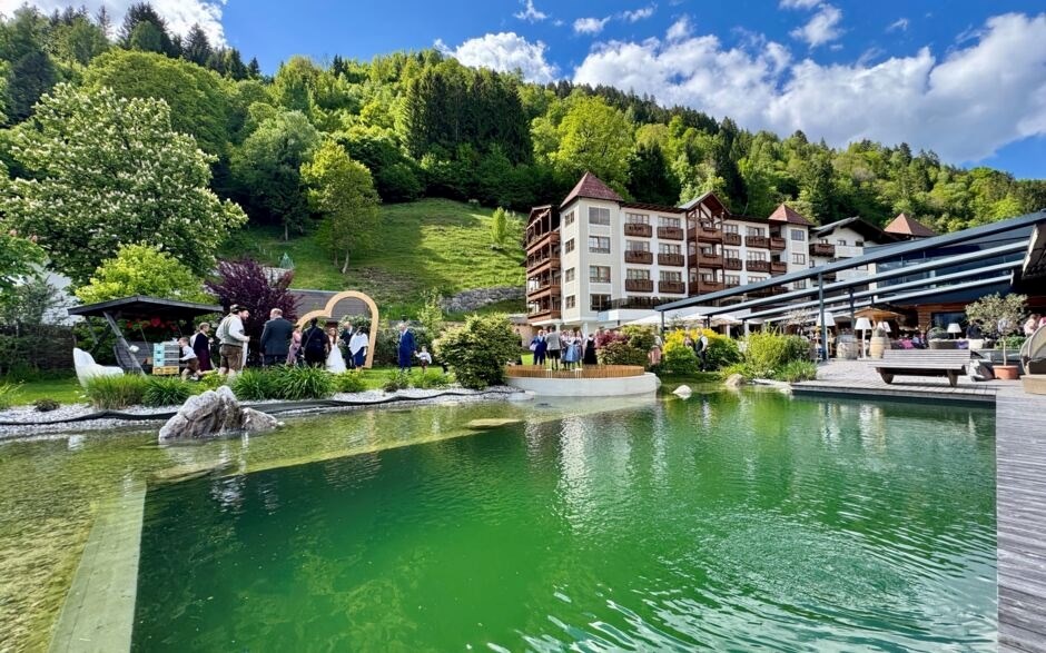 Sportresort Alpenblick Zell am See Information about the banquet halls Mountain lake terrace