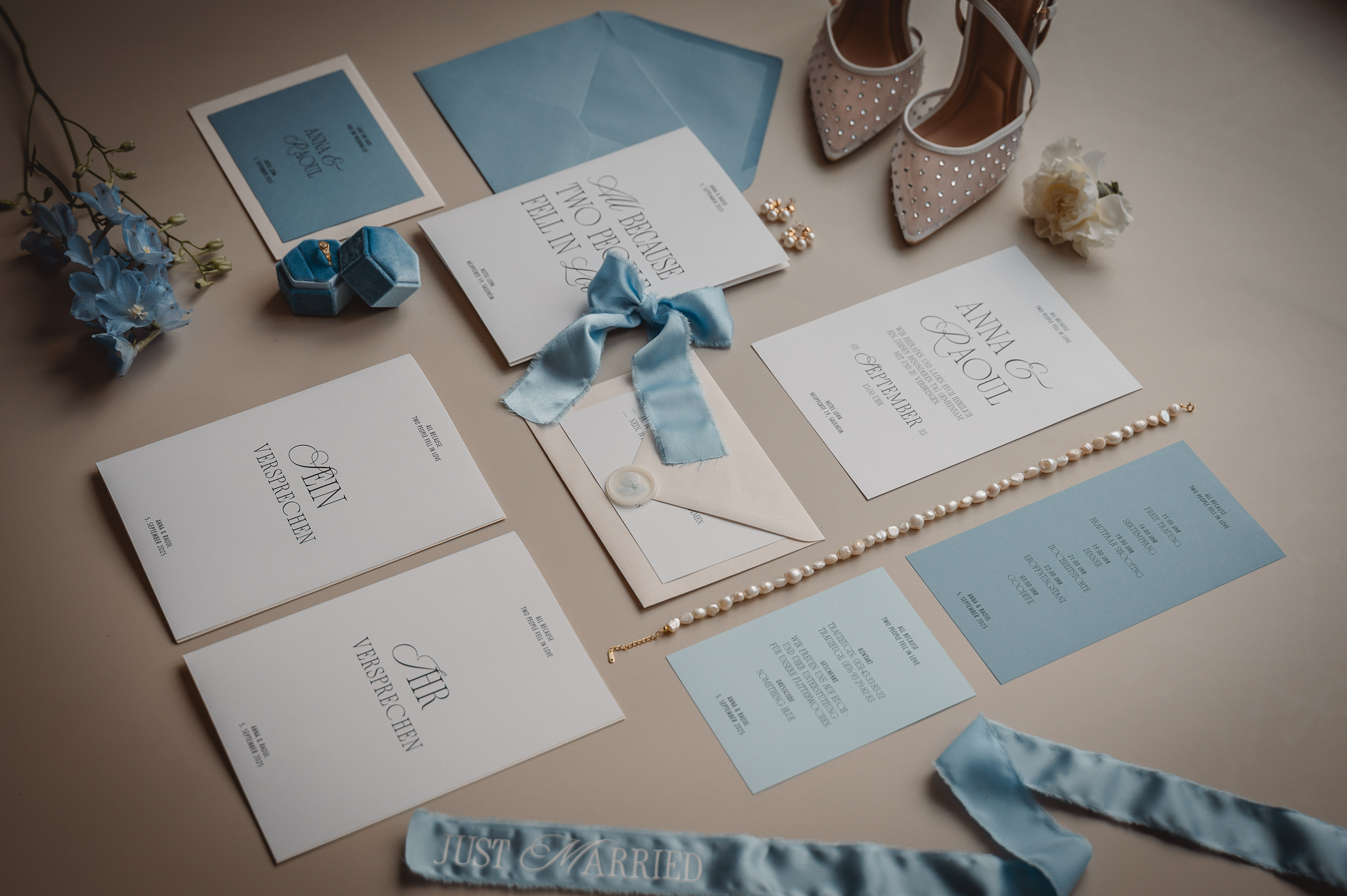 Hochzeit: Papterie - Hotel Lehn