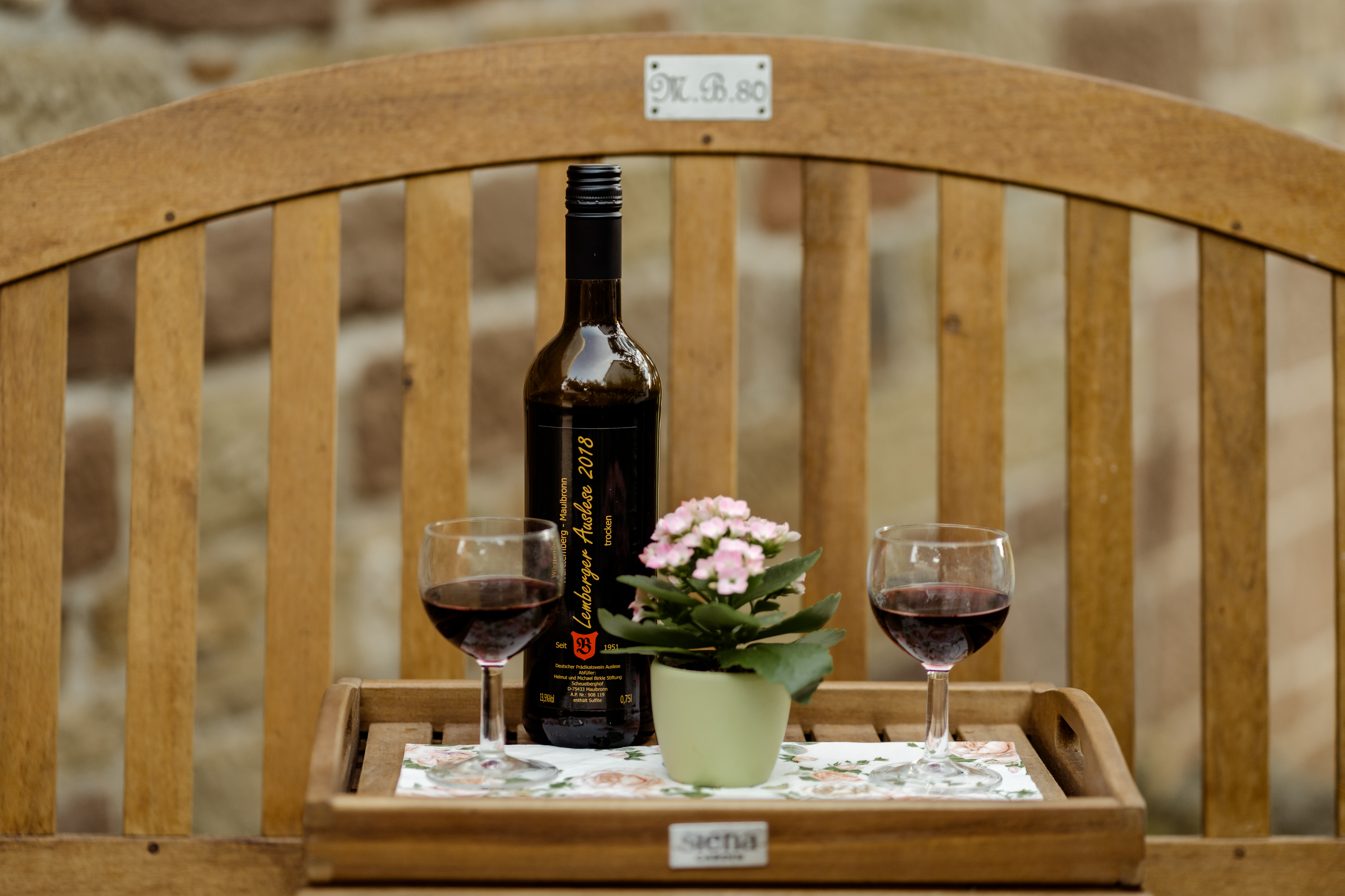 Hochzeit: Weinprobe bei der Hochzeit - Scheuelberghof