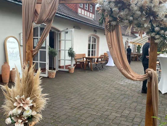 Hochzeitslocation: Terrasse mit Blick auf den Kölner Dom - Die Bischoff Eventlocation