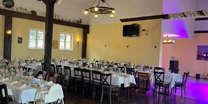 Bruiloft - Frechen - Saal mit Illuminationen - Die Bischoff Eventlocation