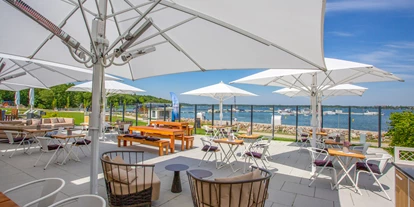 Hochzeit - Geeignet für: Filmproduktionen - Göhren-Lebbin - Terrasse - MAREMÜRITZ Yachthafen Resort