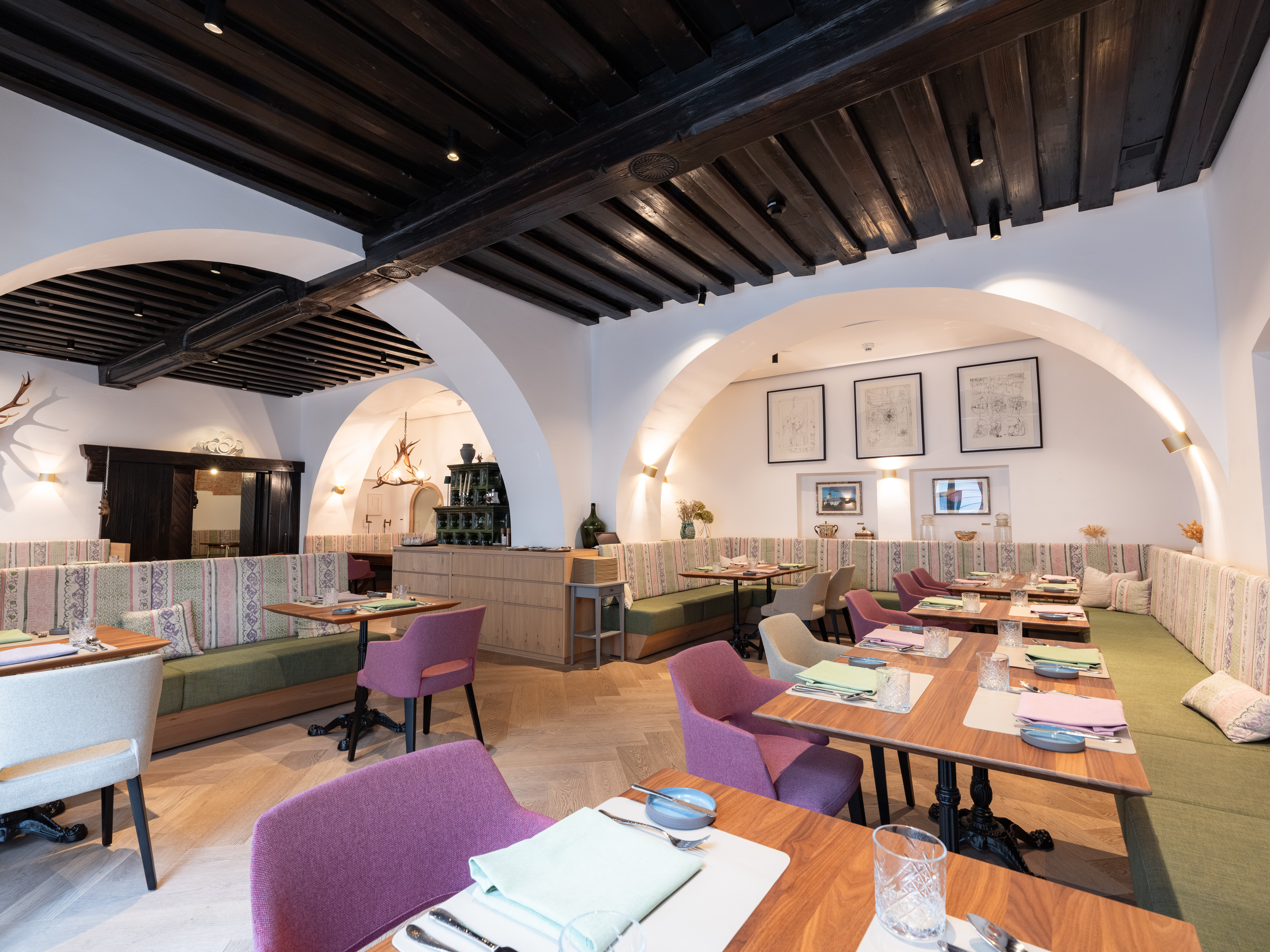 Boutique Hotel Zum Goldener Hirschen Gmunden Informations sur les salles de bal Restaurant