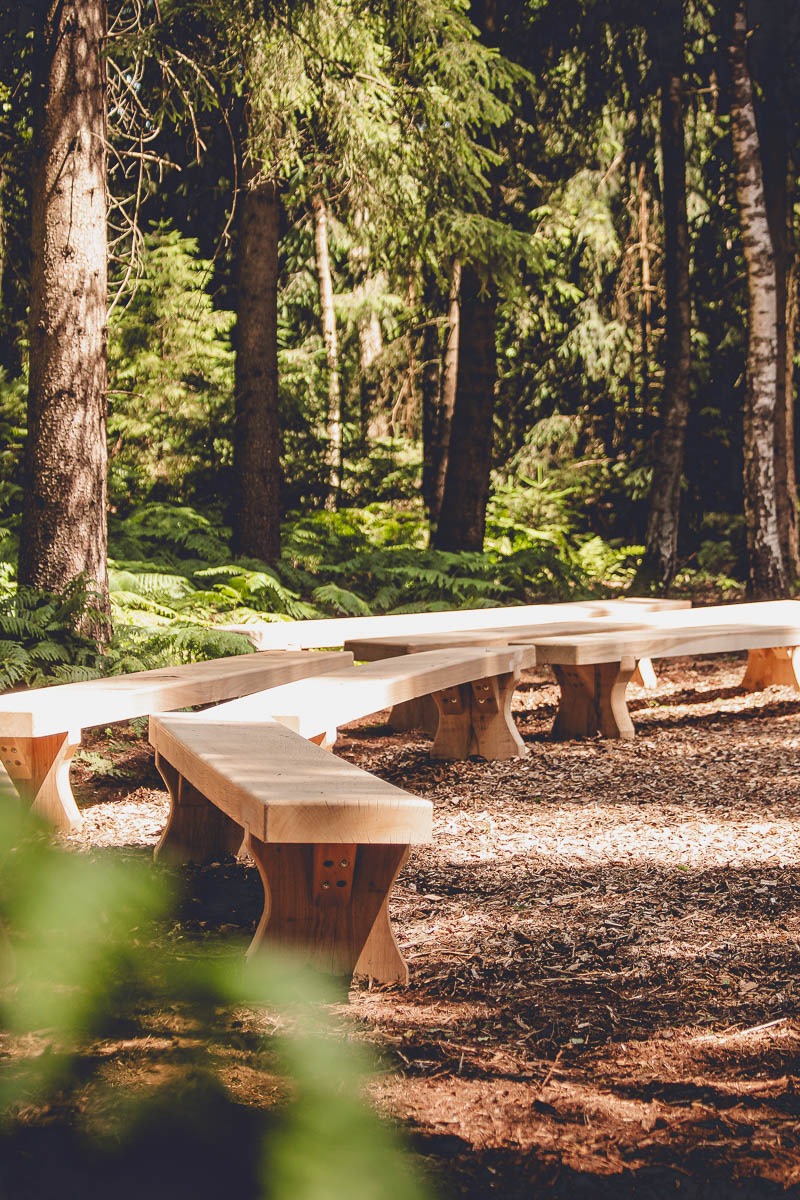 Eggershof Information about the banquet halls forest clearing