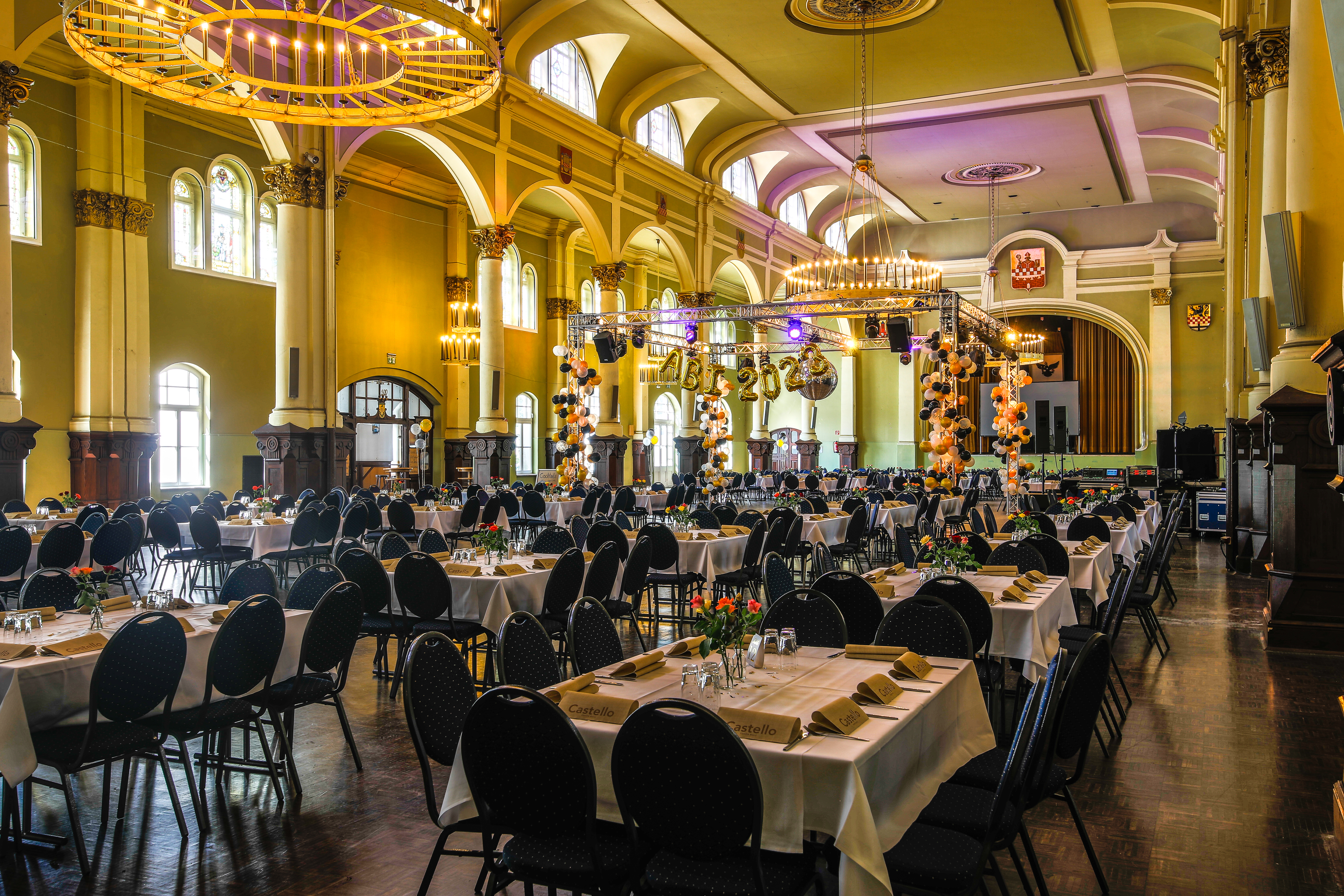Historische Schützenhalle & Restaurant Castello Information about the banquet halls ballroom