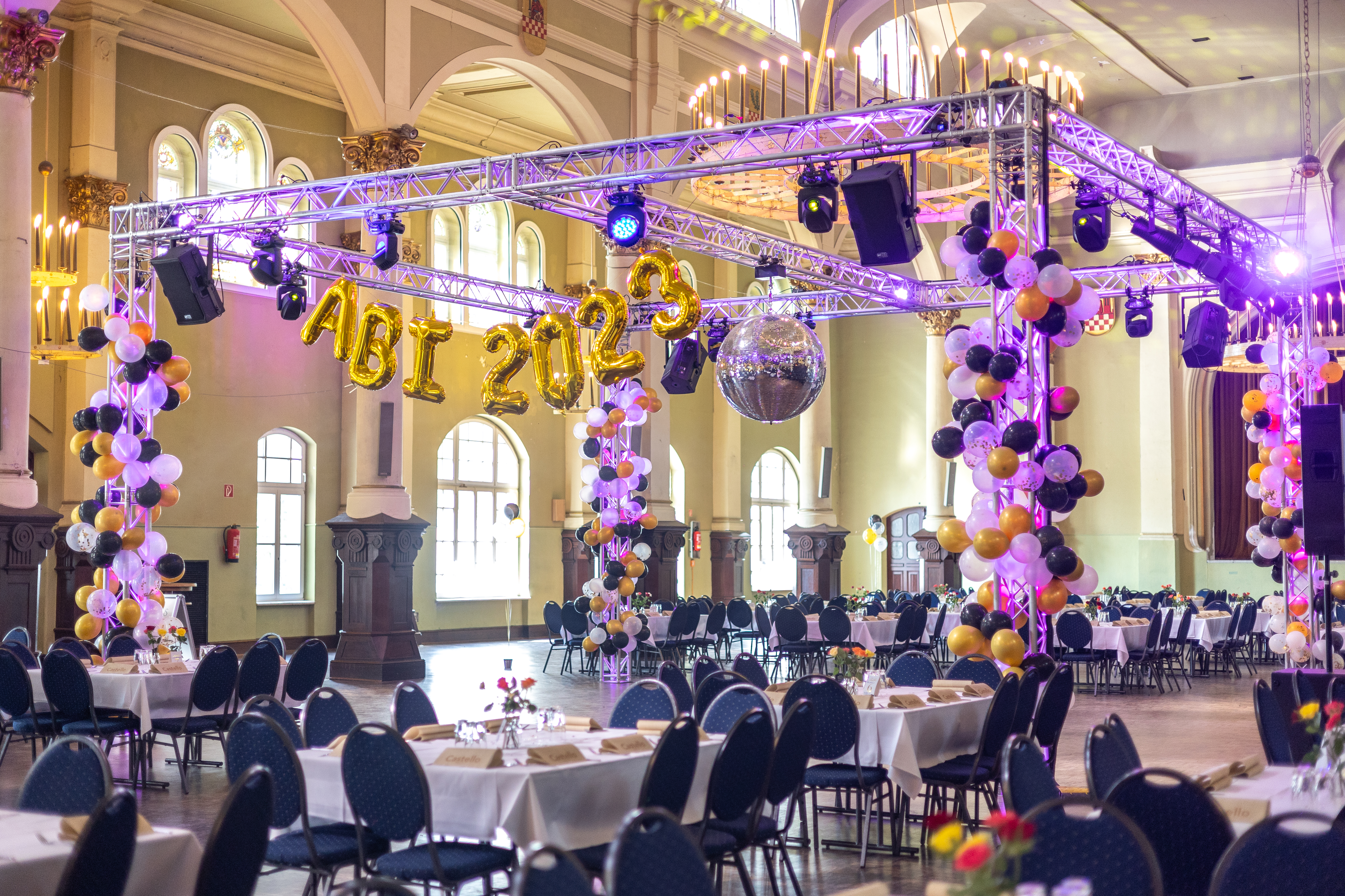 Hochzeit: Extern zubuchbare Technik - Historische Schützenhalle & Restaurant Castello