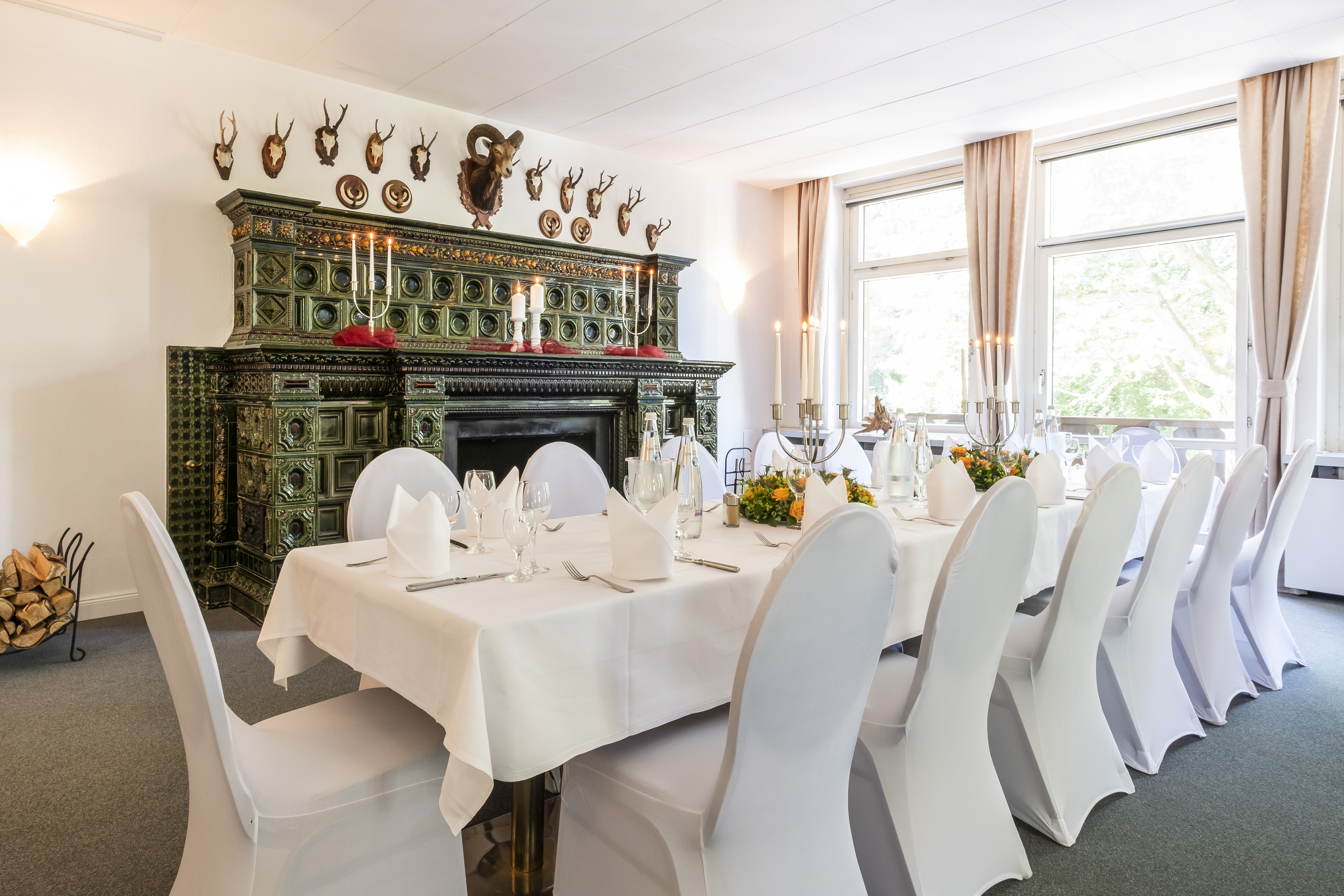 Matrimonio - Geeignet für: Seminare und Meetings - Mittenwalde (Landkreis Uckermark) - Kaminzimmer im Jagdschloss Hubertusstock - Ringehotel Schorfheide | Waldresort Werbellinsee