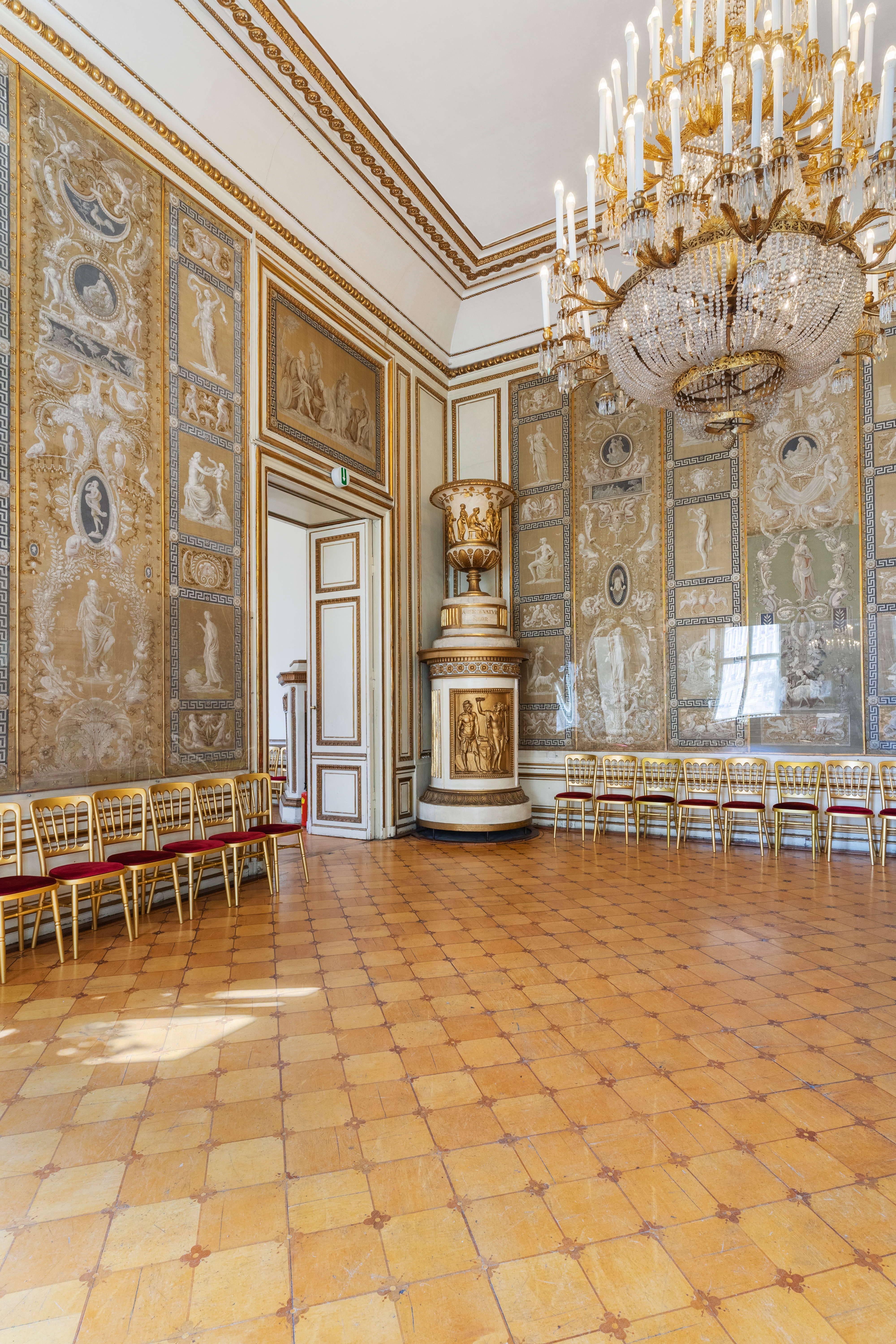 Palais Auersperg  Informazioni sulle sale da ballo Sala Maria Teresa / Galleria Gluck / Sala Rofrano