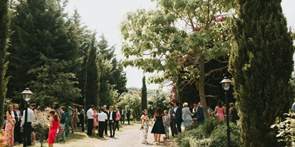 Matrimonio - Flonheim - Sektempfang im Park nach der Trauung - Altes Weingut Moebus