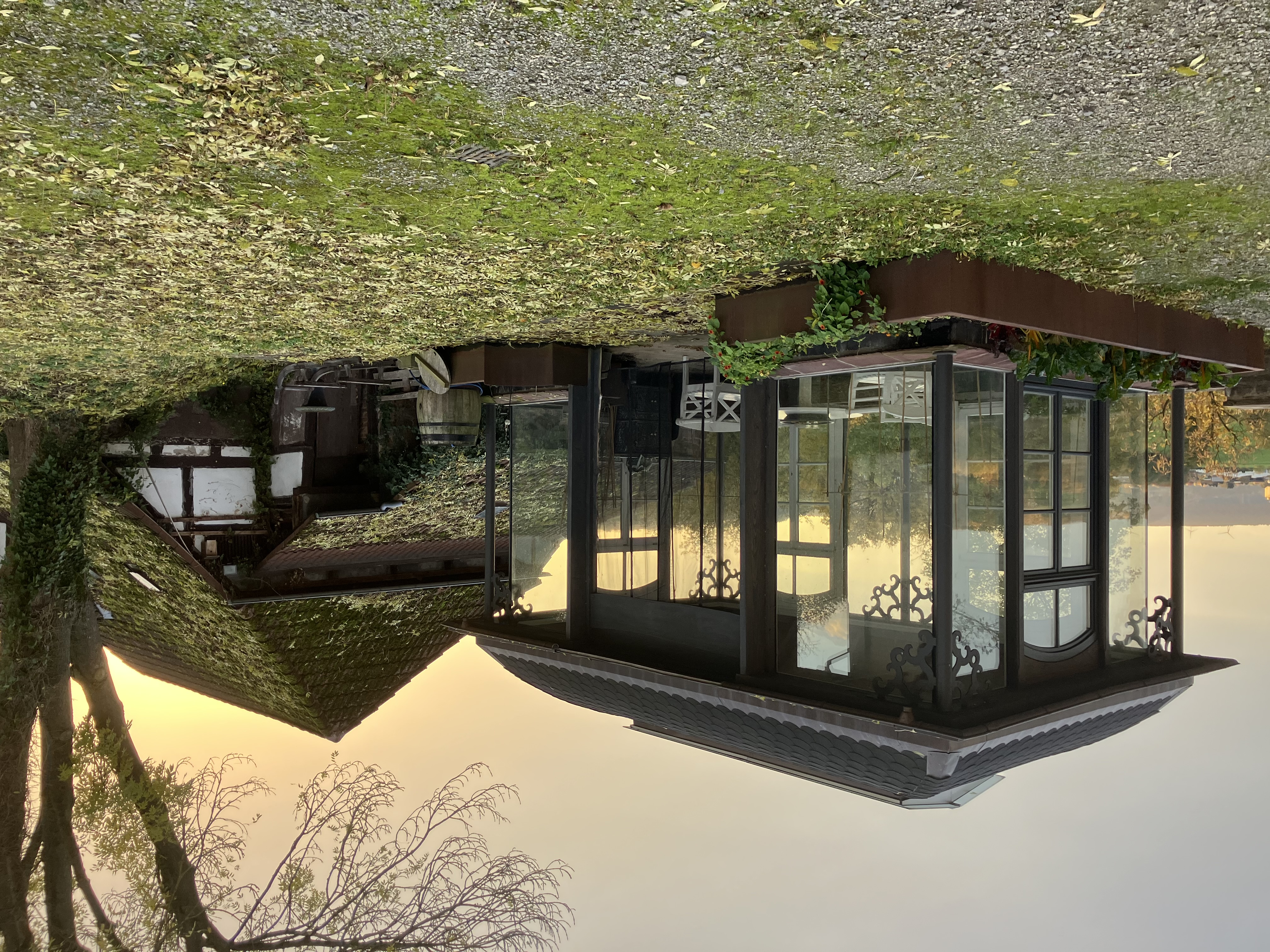 Hochzeitslocation: die Orangerie im Herbst - Eventlocation Burg Blankenau