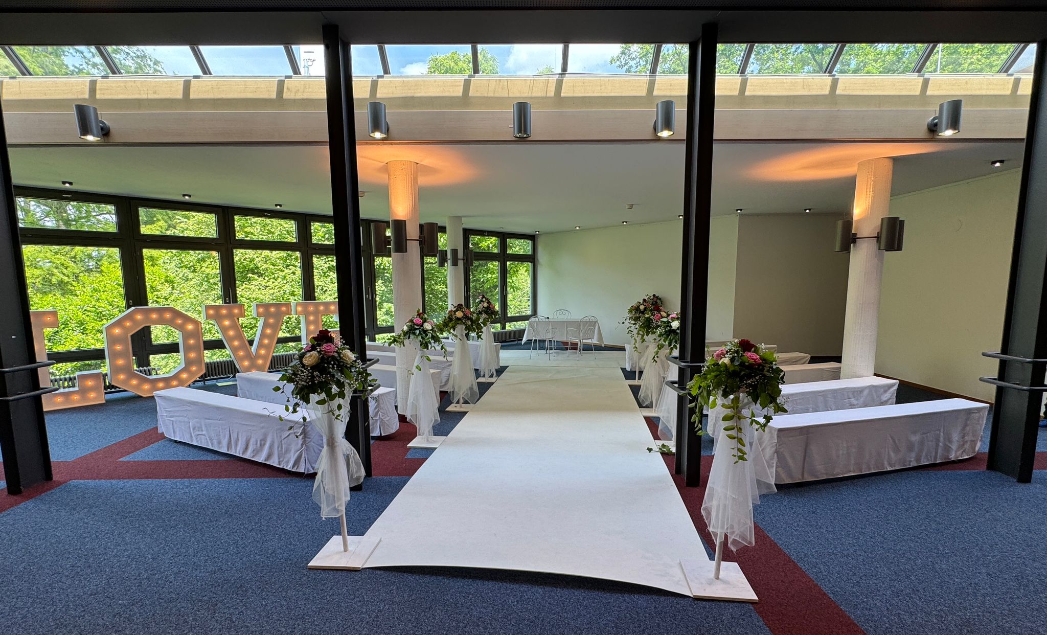 Hochzeit: Wintergarten als Schlecht-Wetter-Alternative Trauung - Kurhaus Bad Krozingen 