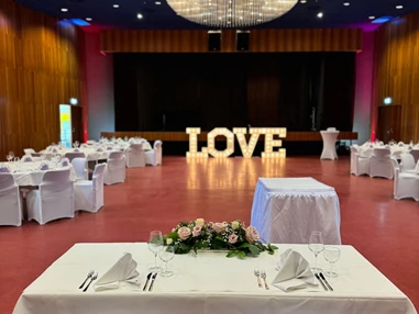 Hochzeit: Horst-Linde-Saal (bis 100 Personen) vor Renovierung - Kurhaus Bad Krozingen