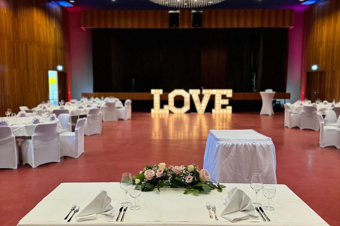 Hochzeit: Horst-Linde-Saal (bis 100 Personen) vor Renovierung - Kurhaus Bad Krozingen