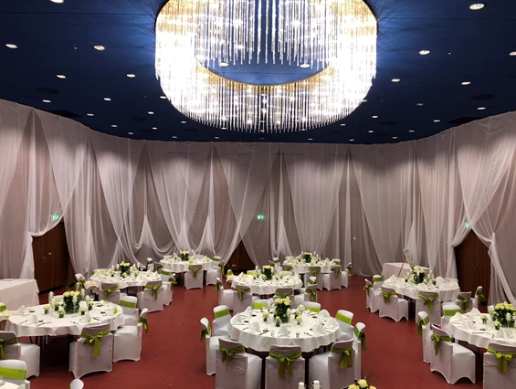 Hochzeit: Horst-Linde-Saal (bis 100 Personen) vor Renovierung - Kurhaus Bad Krozingen